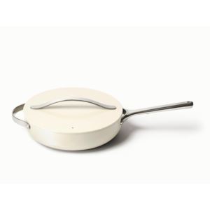 qt+Nonstick+Ceramic+Saute+Pan+w+Lid+Cream