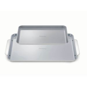 Nonstick+Ceramic+Baking+Sheet+Duo+Gray