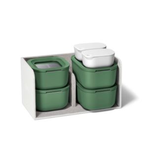 Mini+Food+Storage+Set+w%2F+Storage+Organizer+Sage