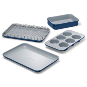 Mini+Bakeware+Set+w+Storage+Organizer+Navy