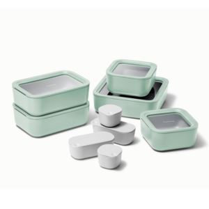 14pc+Glass+Food+Storage+Set+Mist
