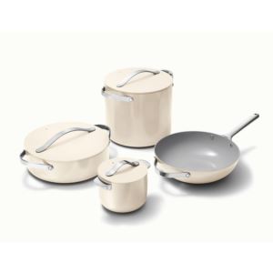 Nonstick+Ceramic+Cookware%2B+Set+Cream