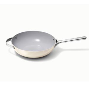 12%22+Nonstick+Ceramic+Stir+Fry+Pan+Cream