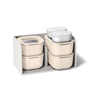 Mini+Food+Storage+Set+w+Storage+Organizer+Cream