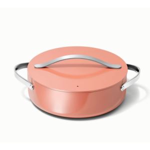 6qt+Nonstick+Ceramic+Rondeau+Pan+w%2F+Lid+Perracotta