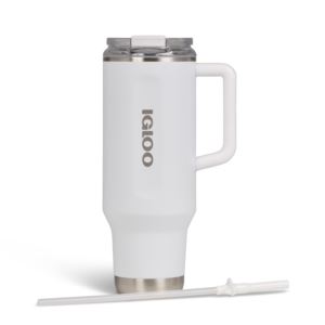 40oz+Stainless+Steel+Travel+Mug+White