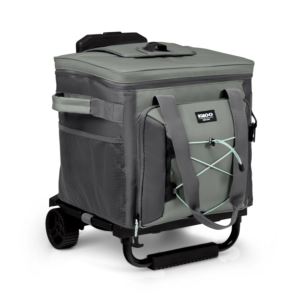 MaxCold+Voyager+Collapsible+Roller+40+Cooler+Gray