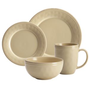 Cucina+pc+Stoneware+Dinnerware+Set+Cream