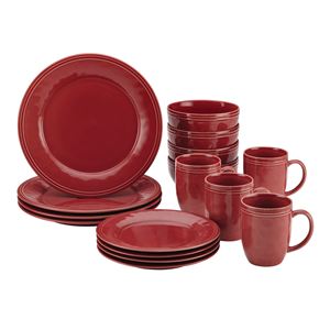 Cucina+pc+Dinnerware+Set+Red