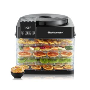 5-Tier+Digital+Food+Dehydrator+w%2F+Top+%26+Down+Heating