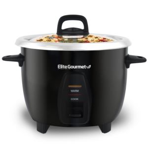 10+Cup+Rice+Cooker+w%2F+Stainless+Steel+Cooking+Pot+Black