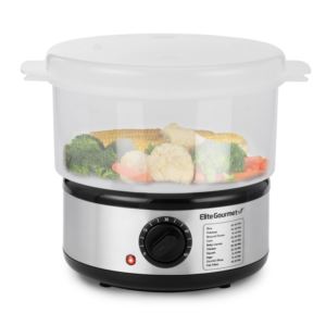 qt+Tier+Compact+Stainless+Steel+Food+Steamer