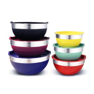 12pc+Multicolored+Mixing+Bowl+Set