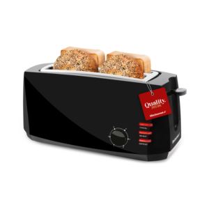 4+Slice+Long+Slot+Cool+Touch+Toaster+Black