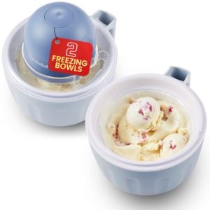 Pint+Perfect+Ice+Cream+Maker+w+Freezing+Bowls+Periwinkle