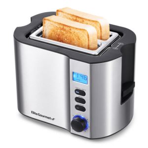 2+Slice+Digital+Stainless+Steel+Toaster+w%2F+Countdown+Timer