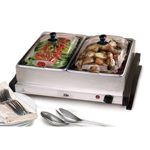 5qt+Dual+Stainless+Steel+Buffet+Server