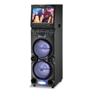 2+x+10%22+Pro+DJ+Bluetooth+Karaoke+Speaker+w%2F+14%22+Touchscreen+Tablet