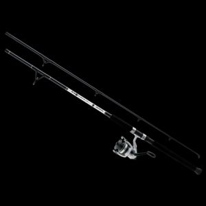 DWave+Saltwater+Spinning+Rod+Reel+Combo+Black+White+ft+Rod