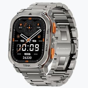 TANK+M+Ultra+Special+Edition+InAMOLED+GPS+Smartwatch+with+Stainless+Steel+Band+Silver