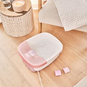 Bubble+Bliss+Deluxe+Foot+Spa+w%2F+Heat+Pink