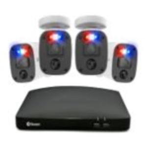 SWANN+Security+DVR8-5680+4K%2F2TB%2F+4+x+PRO-4KRQ+4K+Rectangle+Enforcer+Cam+w+Siren+Analog+CCTV+cameras