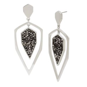 Open+Teardrop+Earring+in+Silver