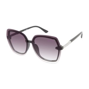 Geometric+Sunglass+in+Black