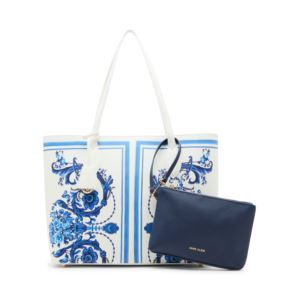 Blue+Toile+Large+Tote