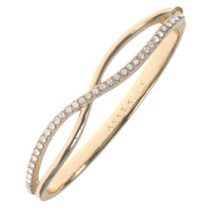 Criss+Cross+Pave+Bangle+Gold
