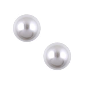 8mm+Pearl+Stud+Earrings