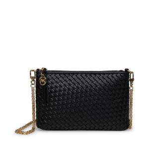 Woven+Crossbody+Black
