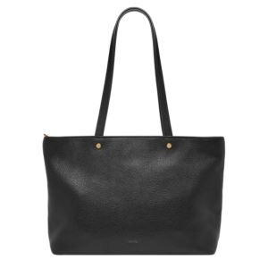 Jessie+Top+Zip+Tote+Black