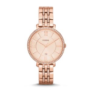 Ladies+Jacqueline+Rose+Gold+Crystal+Watch+Rose+Gold+Dial