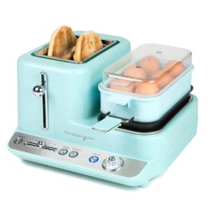 3-in-1+Breakfast+Station+w%2F+Toaster+Aqua