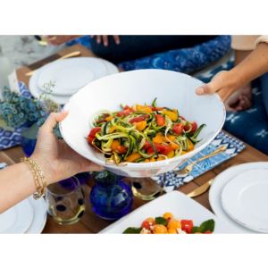 Melamine+Lastra+Stacking+Serving+Bowl+-+White%2FLarge