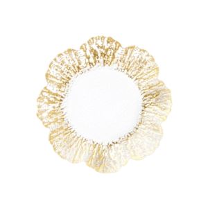 Rufolo+Glass+Gold+Canape+Plate+Set+of+8