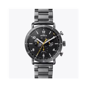 Mens%27+Canfield+Sport+Chronograph+Gunmetal+PVD+Stainless+Steel+Watch+Black+Dial