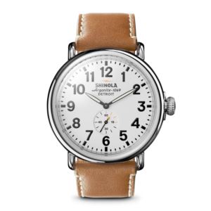 Mens%27+Runwell+Largo+Tan+Leather+Strap+Watch+White+Dial