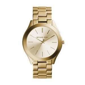 Ladies+Runway+Slim+Gold-Tone+Watch