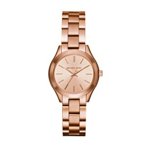 Ladies+Mini+Runway+Rose+Gold-Tone+SS+Watch+Rose+Gold+Dial