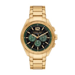 Mens+Accelerator+2.0+Chronograph+Gold-Tone+Stainless+Steel+Watch+Black+Dial