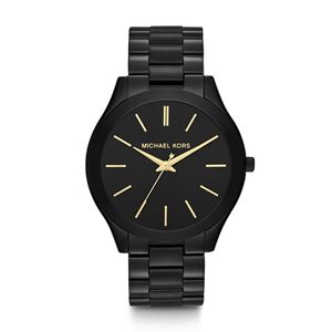 Ladies+Slim+Runway+Black+SS+Watch+Black+Watch