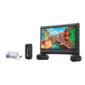 PopUp+Movie+Theater+Kit+with+Projector+Inflatable+Screen+and+Bluetooth+Speaker