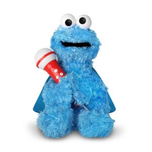 Sesame+Street+Plush+Kids+Karaoke+Backpack+SpeakerMicrophone+Cookie+Monster