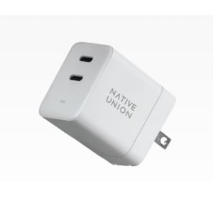 Fast+GaN+PD+35W+Charger+w%2F+2+USB-C+Ports+White