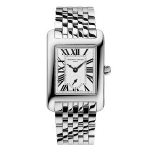 Ladies+Classic+CARREE+SilverTone+Stainless+Steel+Watch+Silver+Dial