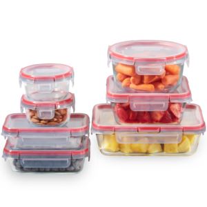 Freshlock+14pc+Mixed+Size+Glass+Food+Storage+Set
