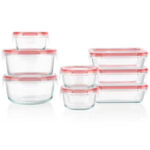 Freshlock+16pc+Glass+Storage+Set