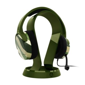 Panther+Wave+Gaming+Headset+with+Stand+Forest+Green
